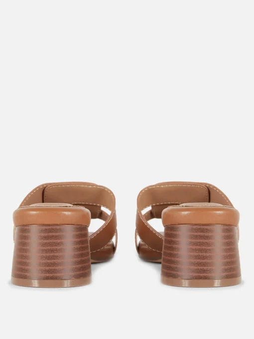 Link Strap Heeled Mules