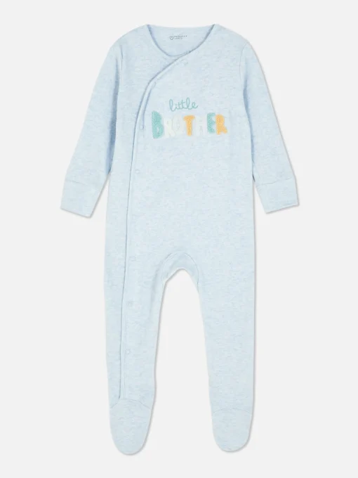 Little Brother Embroidered Sleeper