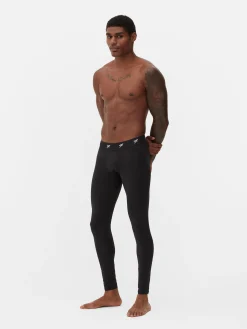 Logo Waistband Sports Leggings