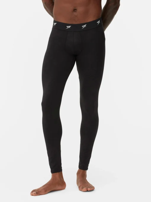 Logo Waistband Sports Leggings