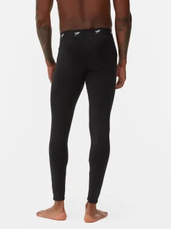Logo Waistband Sports Leggings