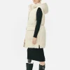 Long Hooded Puffer Vest