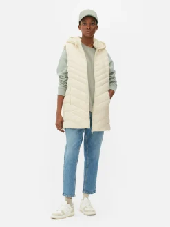 Long Quilted Vest