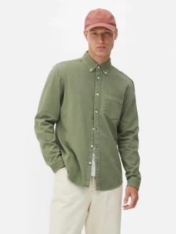 Long Sleeve Cotton Twill Shirt
