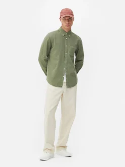 Long Sleeve Cotton Twill Shirt