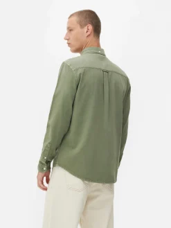 Long Sleeve Cotton Twill Shirt
