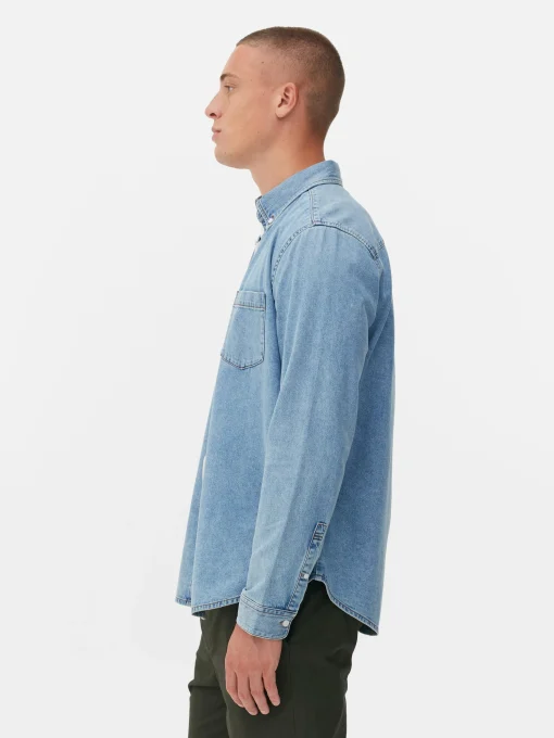 Long Sleeve Cotton Twill Shirt