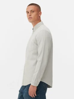 Long Sleeve Cotton Twill Shirt