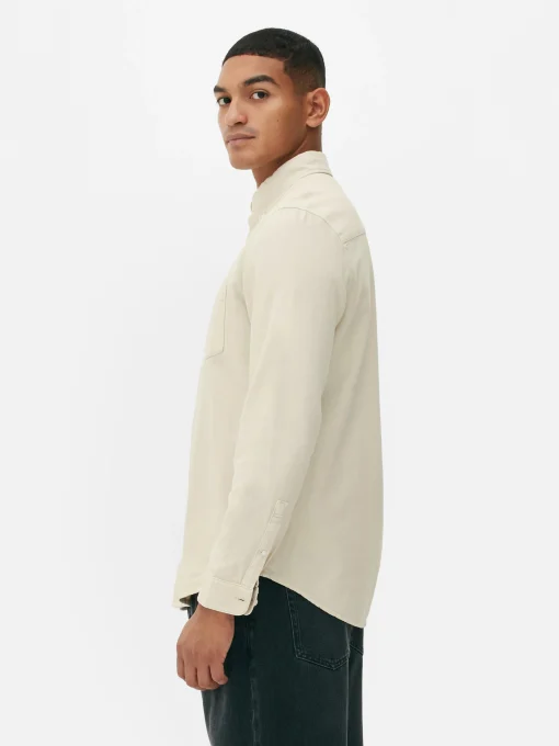 Long Sleeve Cotton Twill Shirt