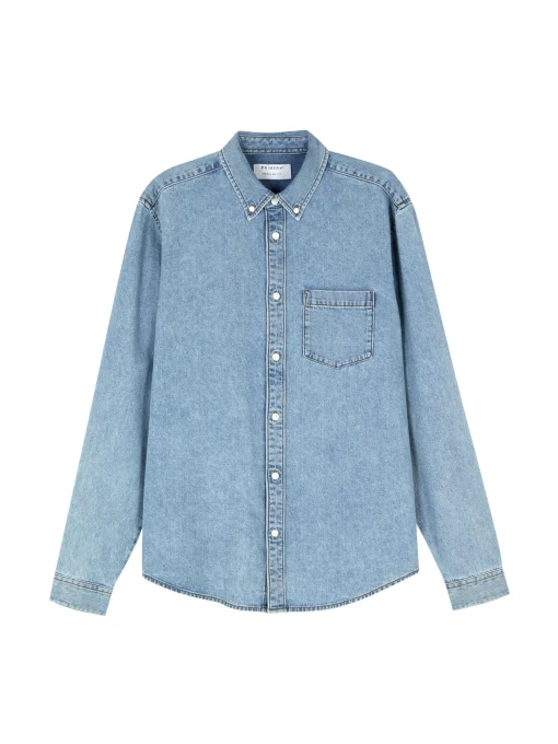 Long Sleeve Cotton Twill Shirt