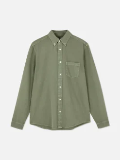 Long Sleeve Cotton Twill Shirt