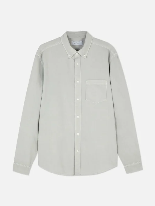 Long Sleeve Cotton Twill Shirt