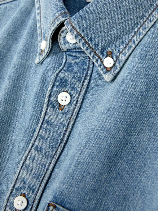 Long Sleeve Cotton Twill Shirt