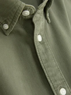 Long Sleeve Cotton Twill Shirt