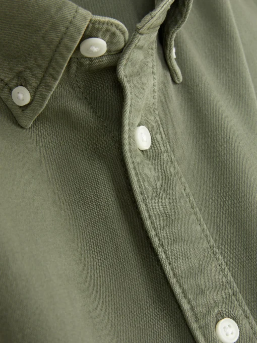 Long Sleeve Cotton Twill Shirt