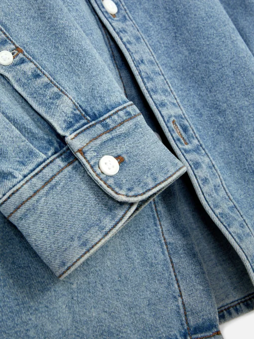 Long Sleeve Cotton Twill Shirt