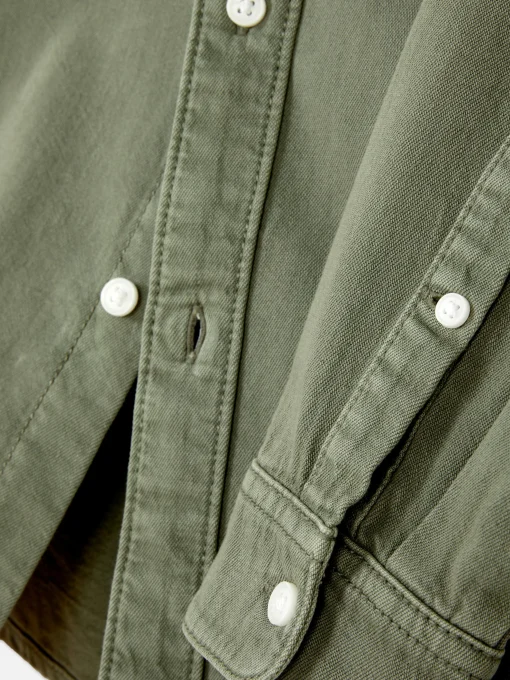 Long Sleeve Cotton Twill Shirt