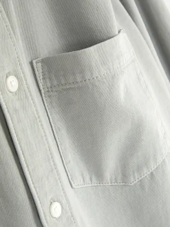 Long Sleeve Cotton Twill Shirt
