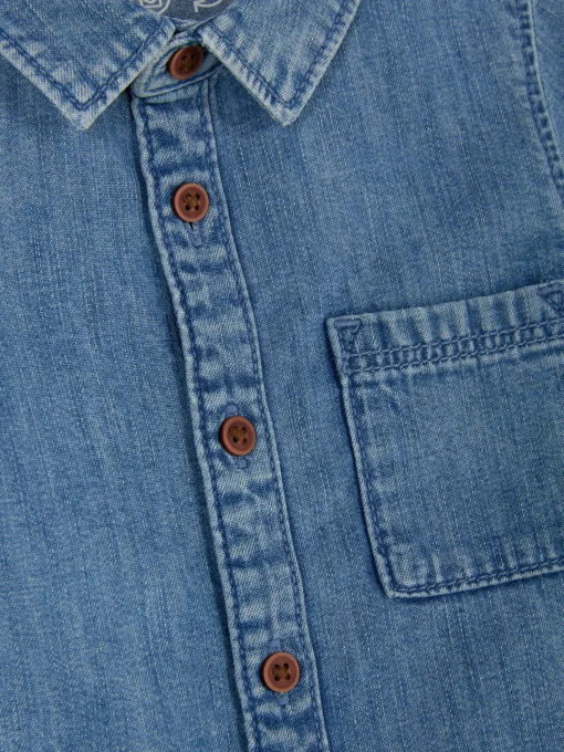 Long Sleeve Denim Shirt
