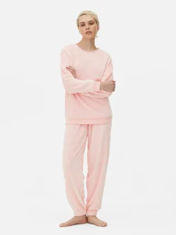 Long Sleeve Fleece Pajamas
