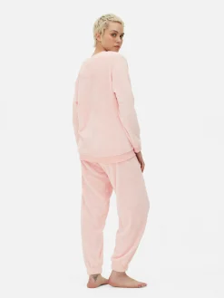 Long Sleeve Fleece Pajamas
