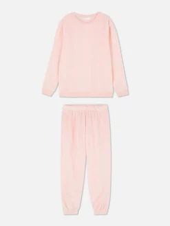 Long Sleeve Fleece Pajamas