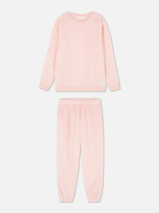 Long Sleeve Fleece Pajamas