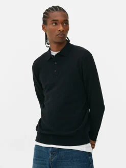 Long Sleeve Polo Jumper