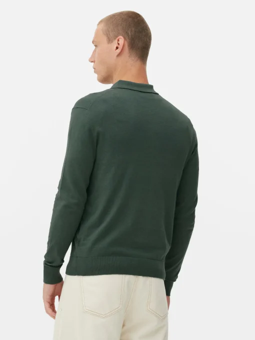 Long Sleeve Polo Jumper