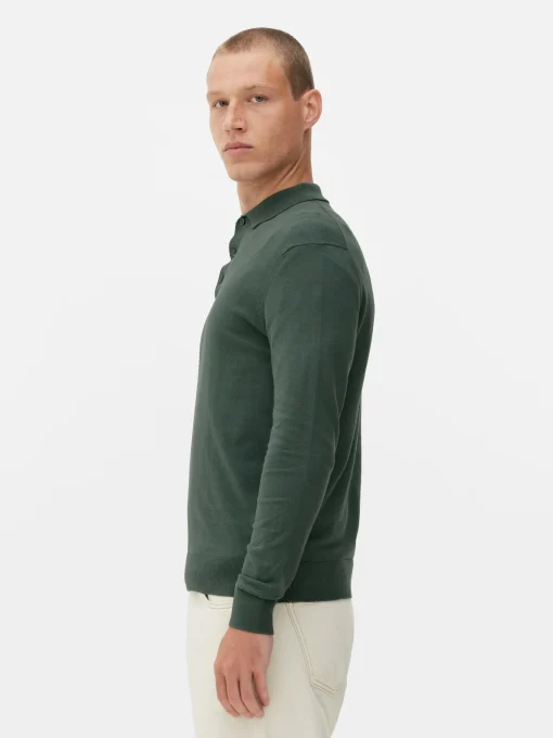 Long Sleeve Polo Jumper