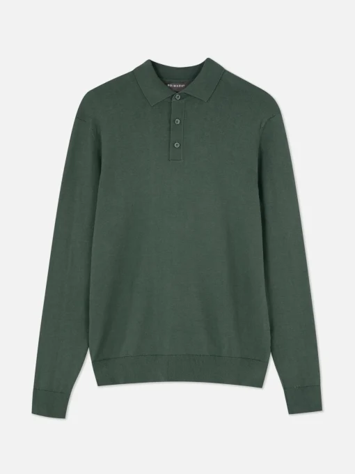 Long Sleeve Polo Jumper