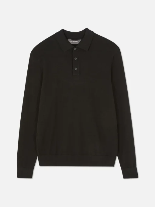 Long Sleeve Polo Jumper