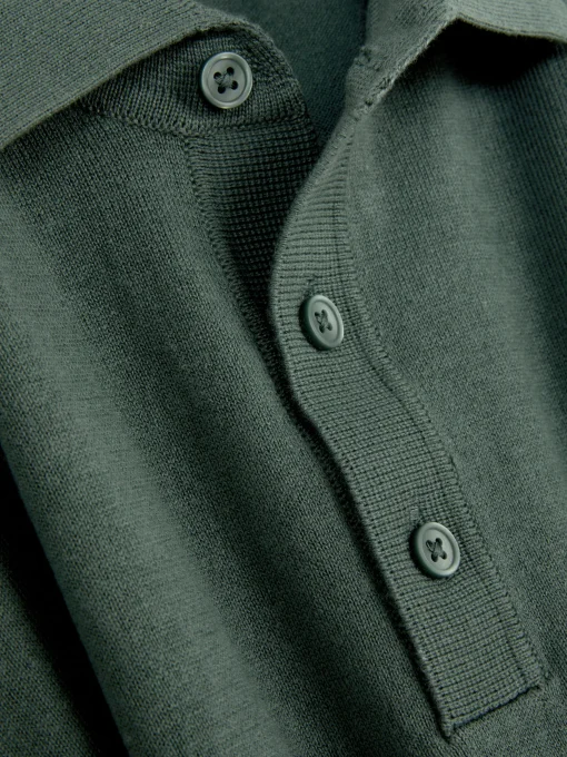 Long Sleeve Polo Jumper