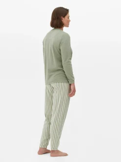 Long Sleeve Slogan Pajamas
