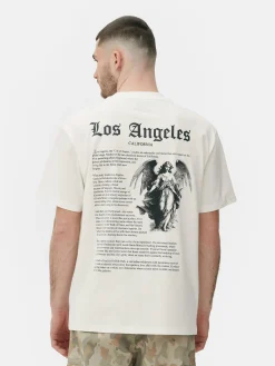 Los Angeles Statue Print T-Shirt