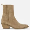 Low Heel Western Ankle Boots
