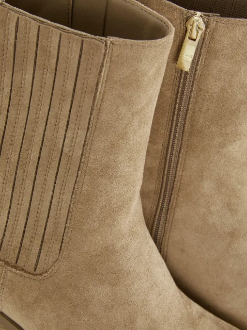 Low Heel Western Ankle Boots