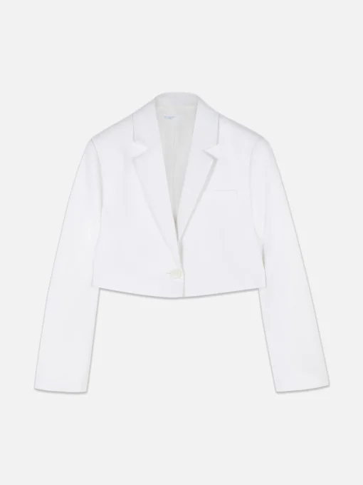 Luna Single-Breasted Cropped Blazer