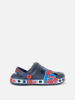 MARVEL Spider-Man Faux Fur Clogs