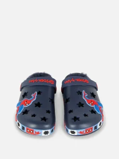 MARVEL Spider-Man Faux Fur Clogs