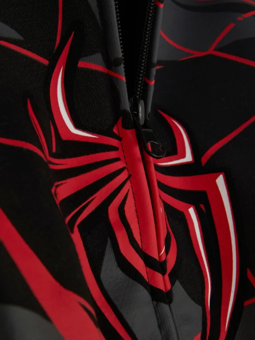 Marvel Spider-Man Miles Morales Zip Hoodie