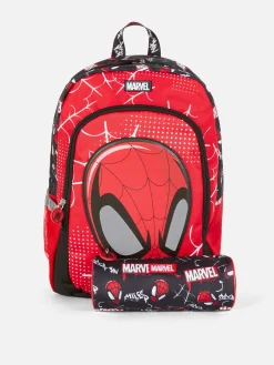 Marvel Spider-Man School Backpack And Pencil Case Set