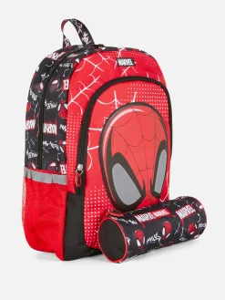 Marvel Spider-Man School Backpack And Pencil Case Set