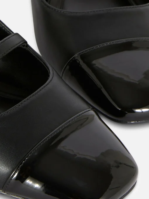 Mary Jane Slingback Block Heels