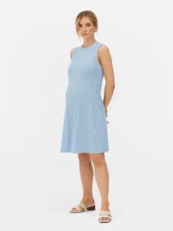 Maternity Sleeveless Mini Dress