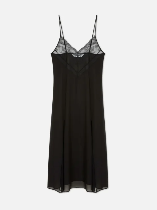 Mesh And Lace Chemise Nightdress