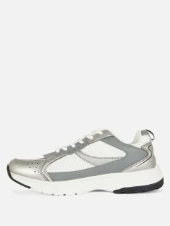 Mesh Panel Sports Sneakers