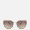Metal Trim Cat Eye Sunglasses
