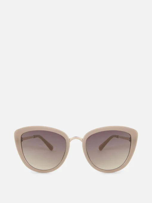 Metal Trim Cat Eye Sunglasses