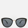 Metal Trim Cat Eye Sunglasses